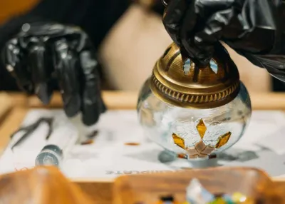 Traditional Turkish Mosaic Lamp Workshop — photo 3