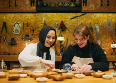 Traditional Turkish Mosaic Lamp Workshop — photo 7